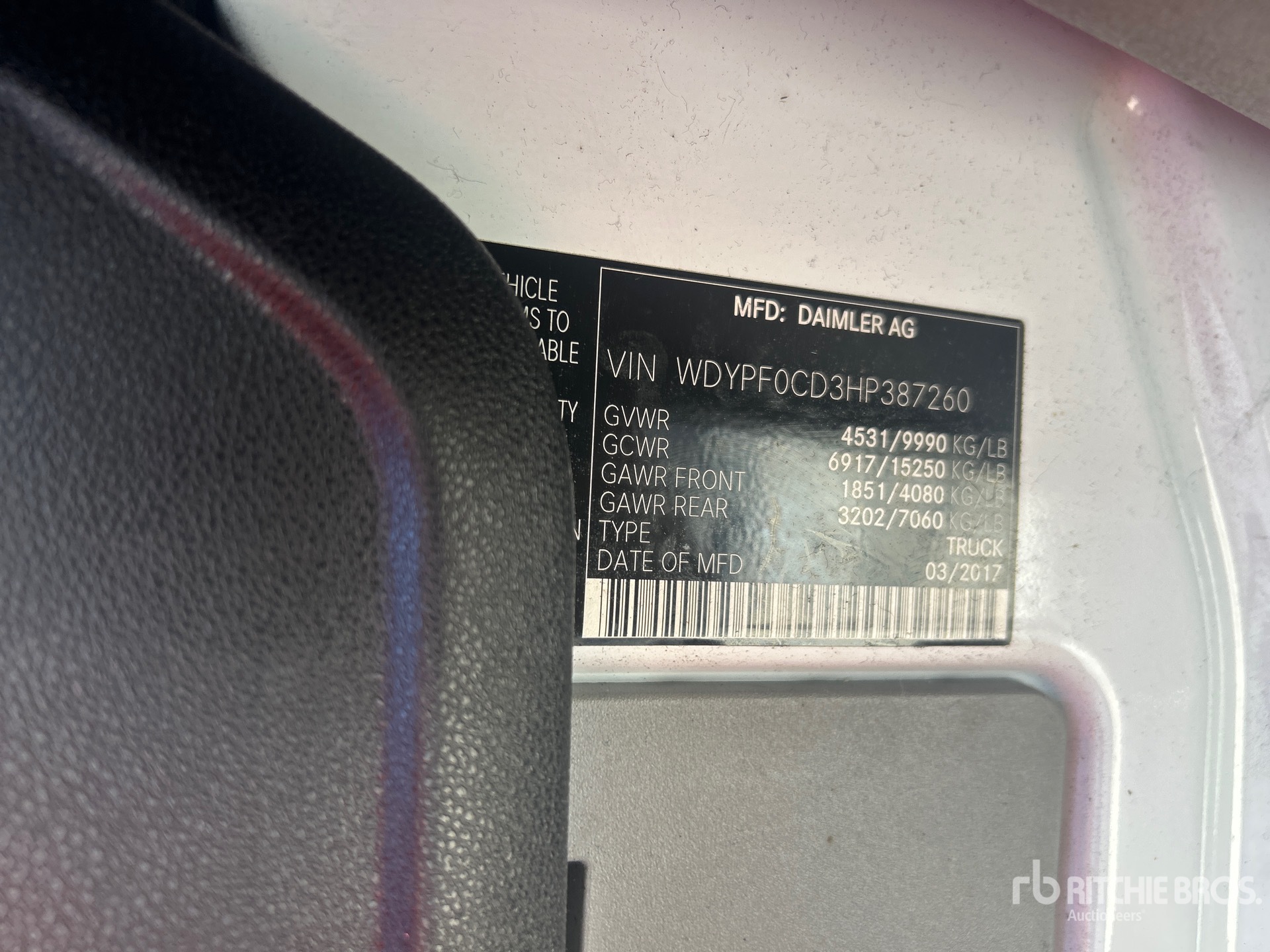 2017 Freightliner SPRINTER 3500