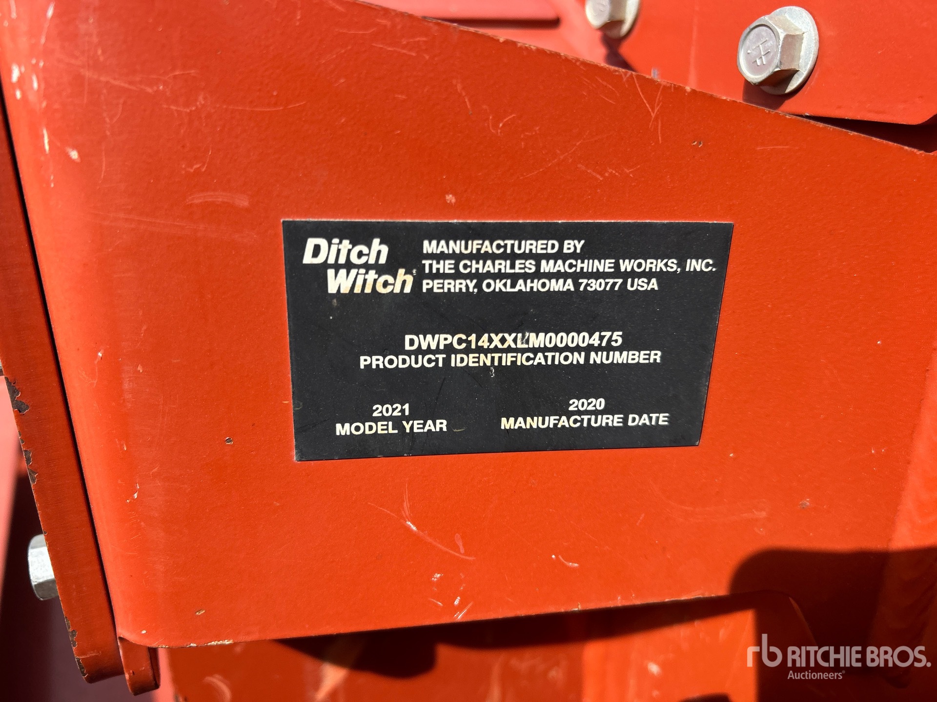 2021 Ditch Witch WALK BEHIND W/2020 DITCH WITCH  ...