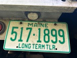 Trailer Chassis with License Plate Light Functional