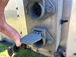 Trailer Chassis with Power Receptacle Functional