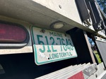 Trailer Chassis with License Plate Light Functional