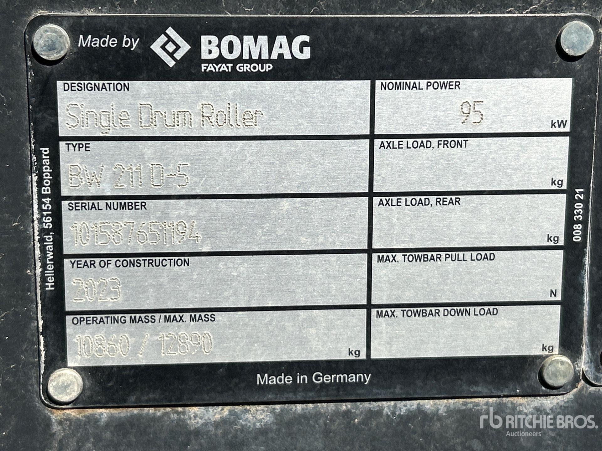 2023 Bomag BW211D-5