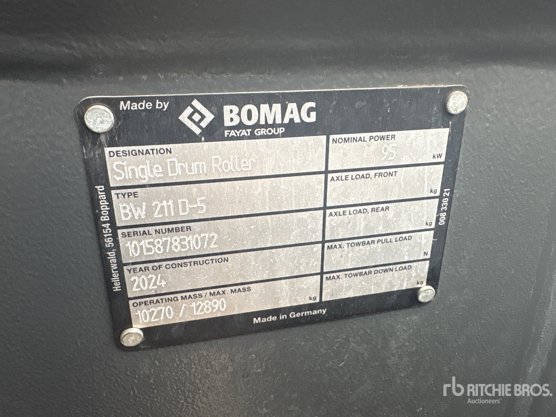 2024 Bomag BW211D-5