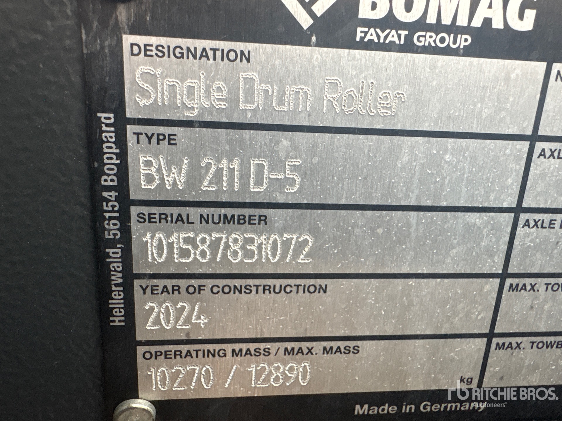 2024 Bomag BW211D-5