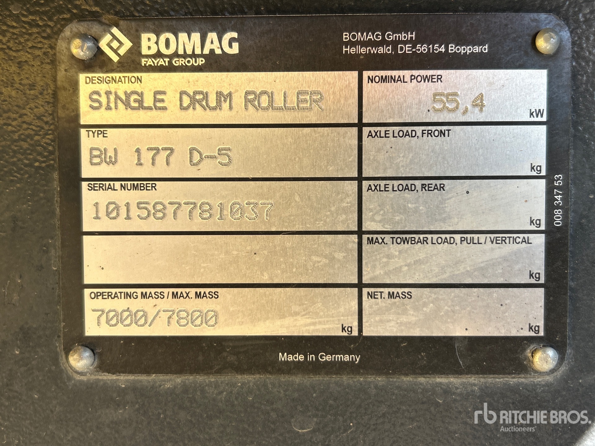 2023 Bomag BW177D-5