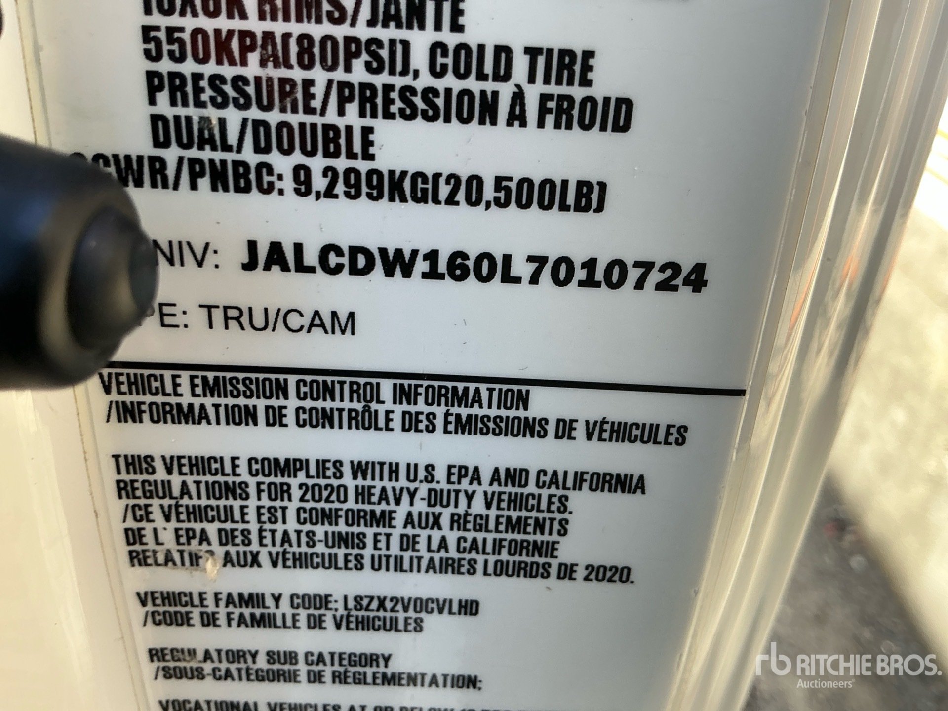 2020 Chevrolet 4500
