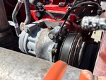 Engine with A/C Compressor