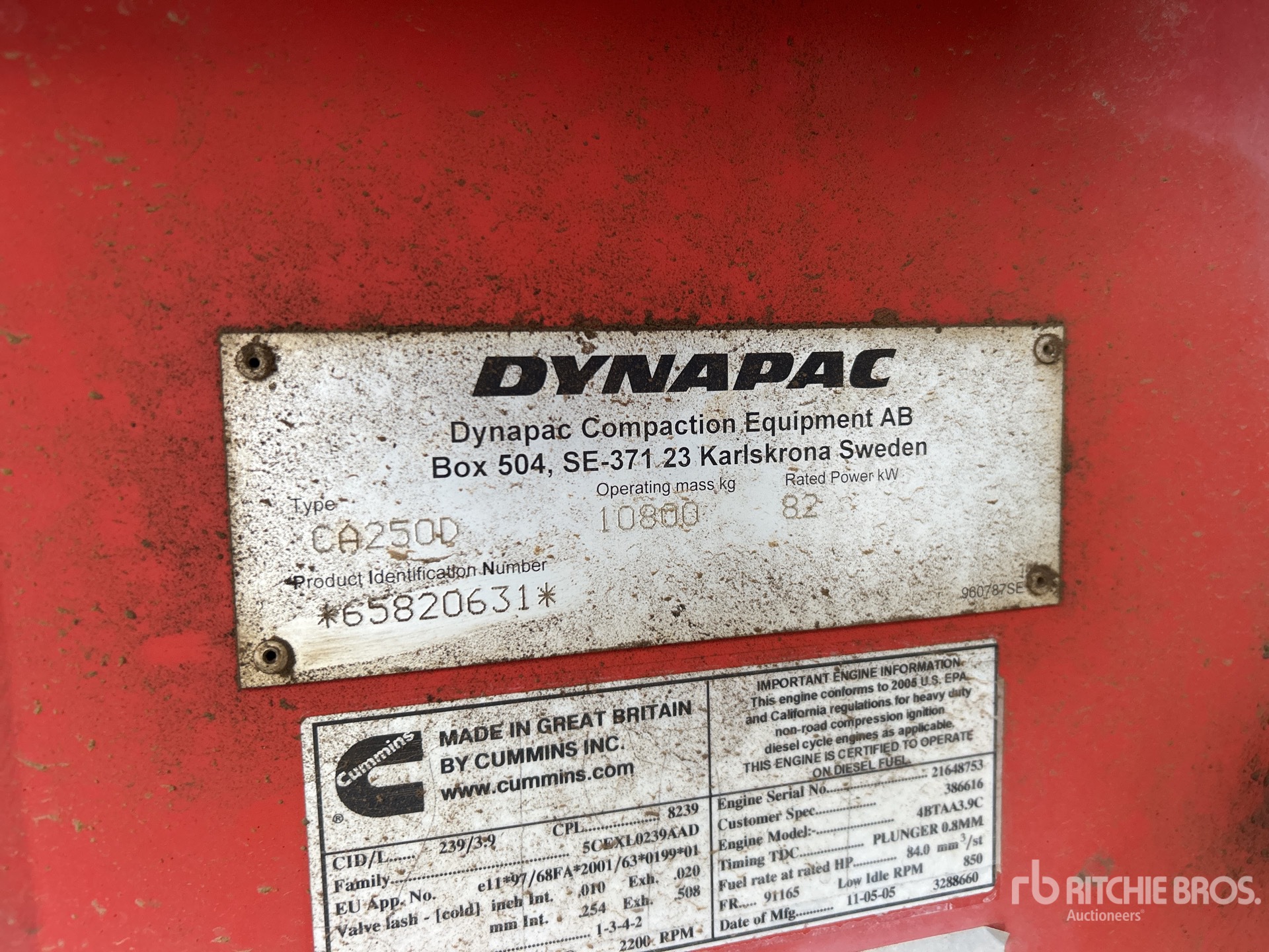 2005 Dynapac CA250D