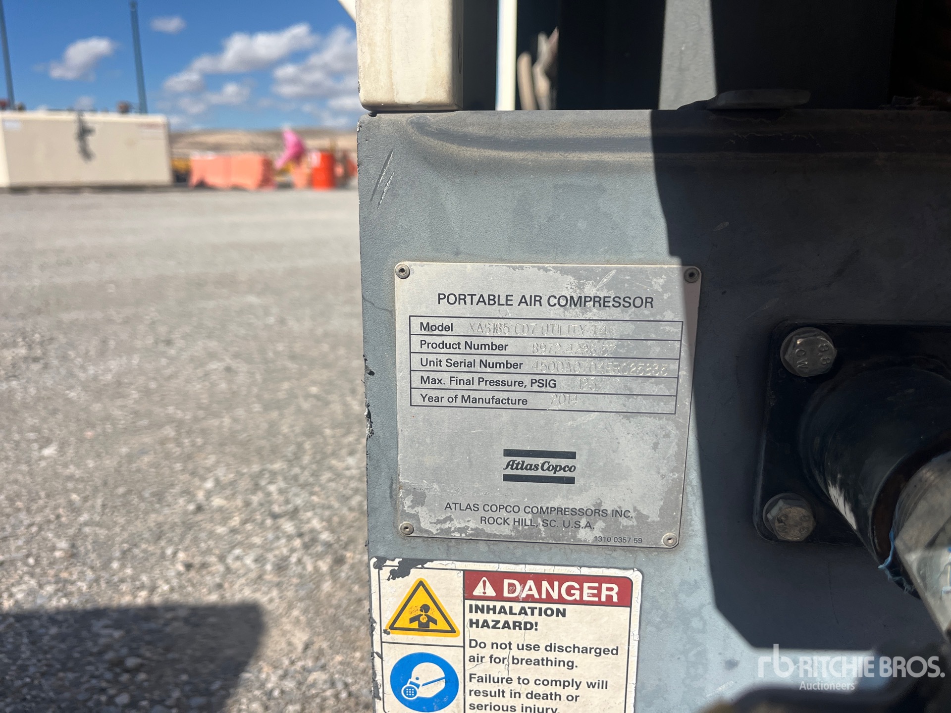 2014 Atlas Copco XAS185CD7