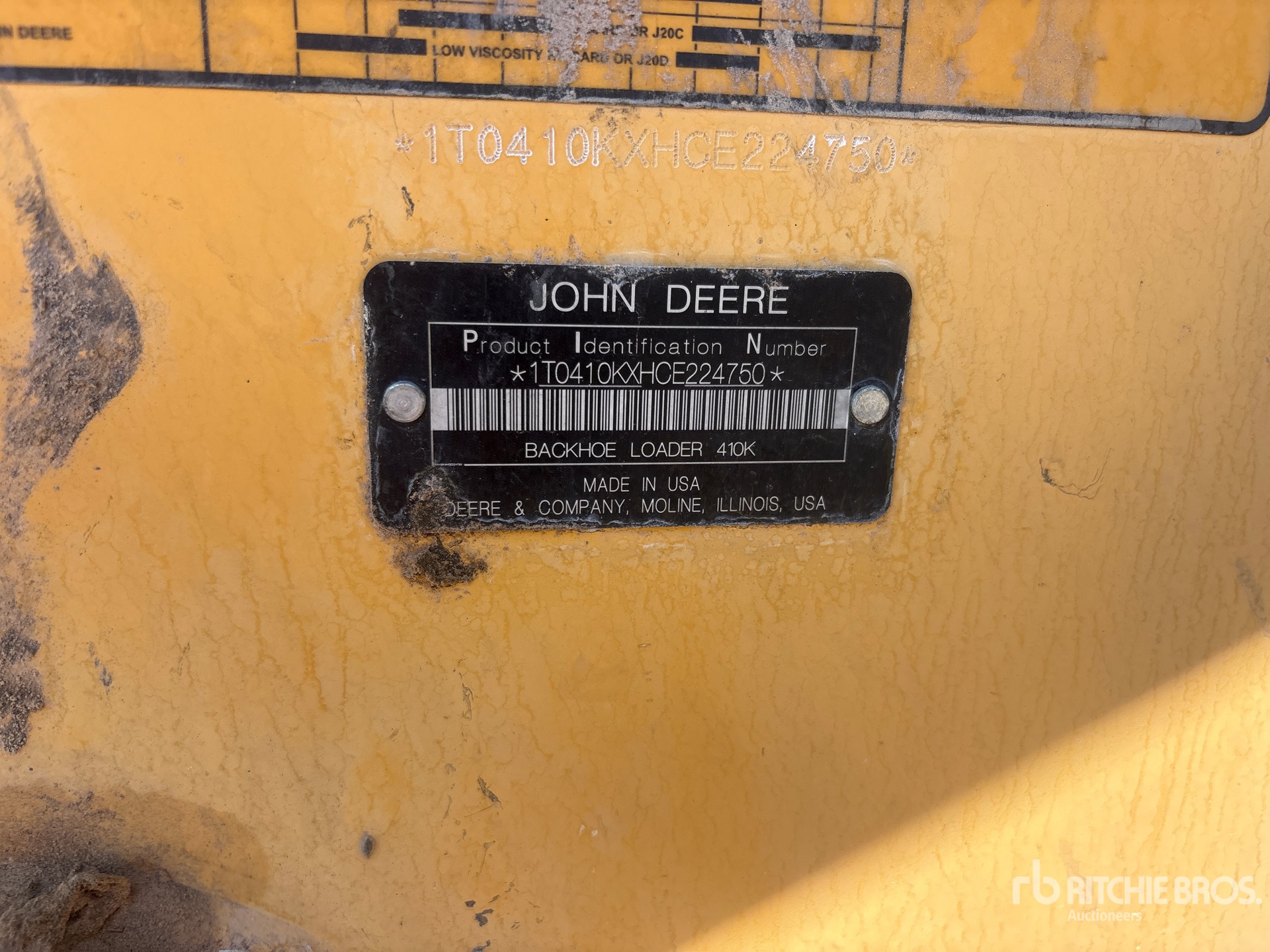 Photo of 2012 John Deere 410K