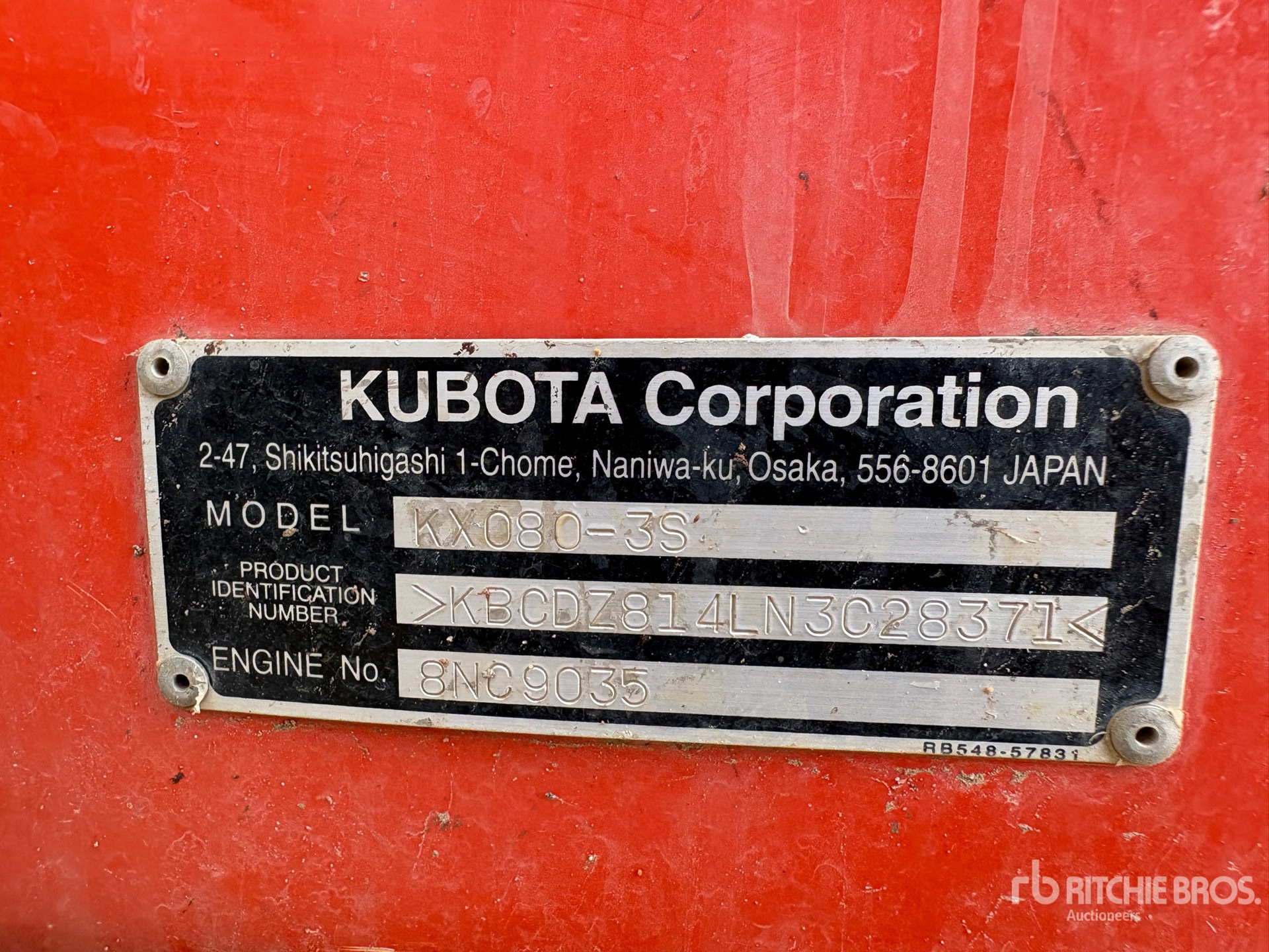 2022 Kubota KX080-3S