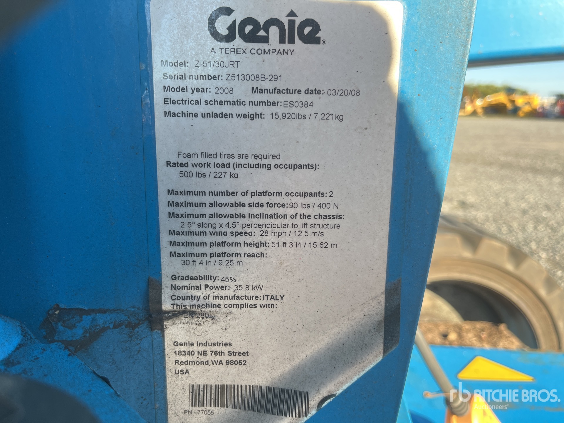 2008 Genie Z-51/30JRT