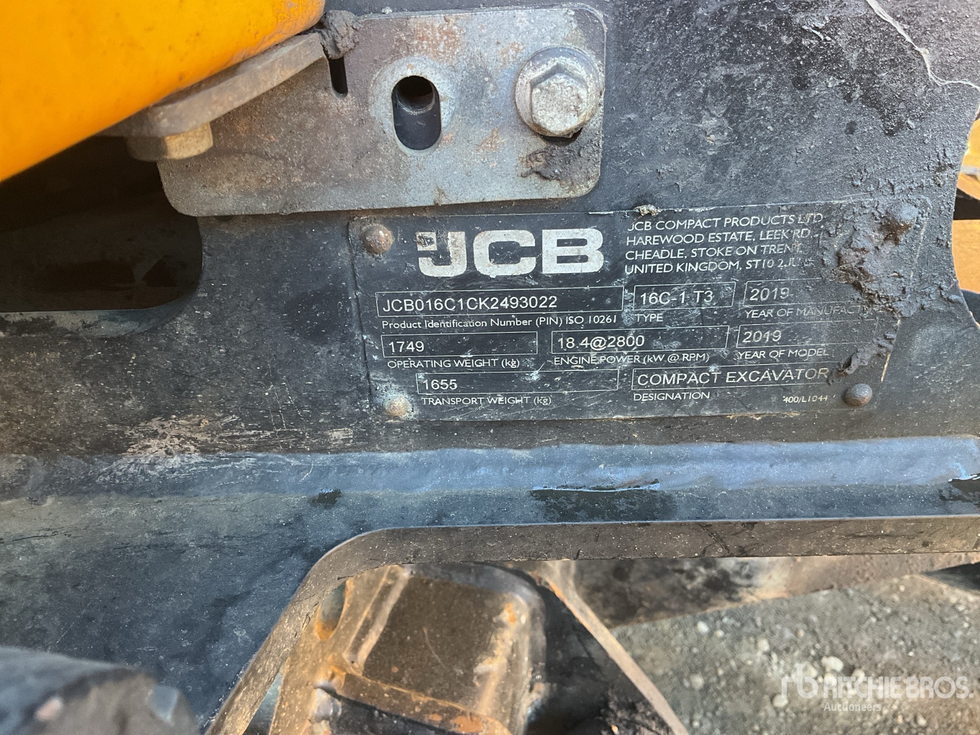 2019 JCB 16C-1 T3