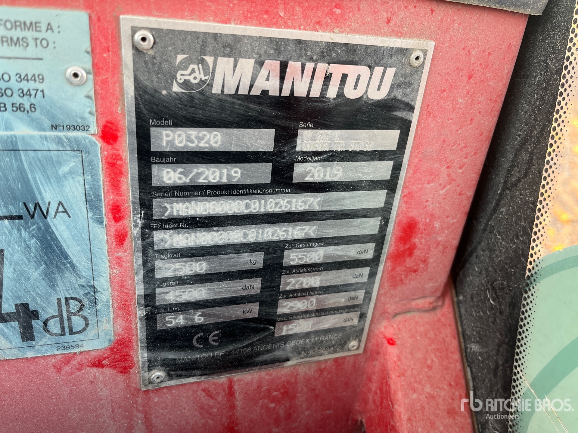 2019 Manitou MT625H