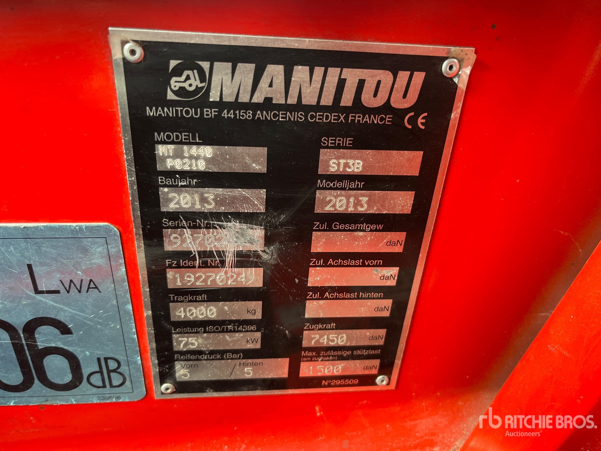 2013 Manitou MT1440