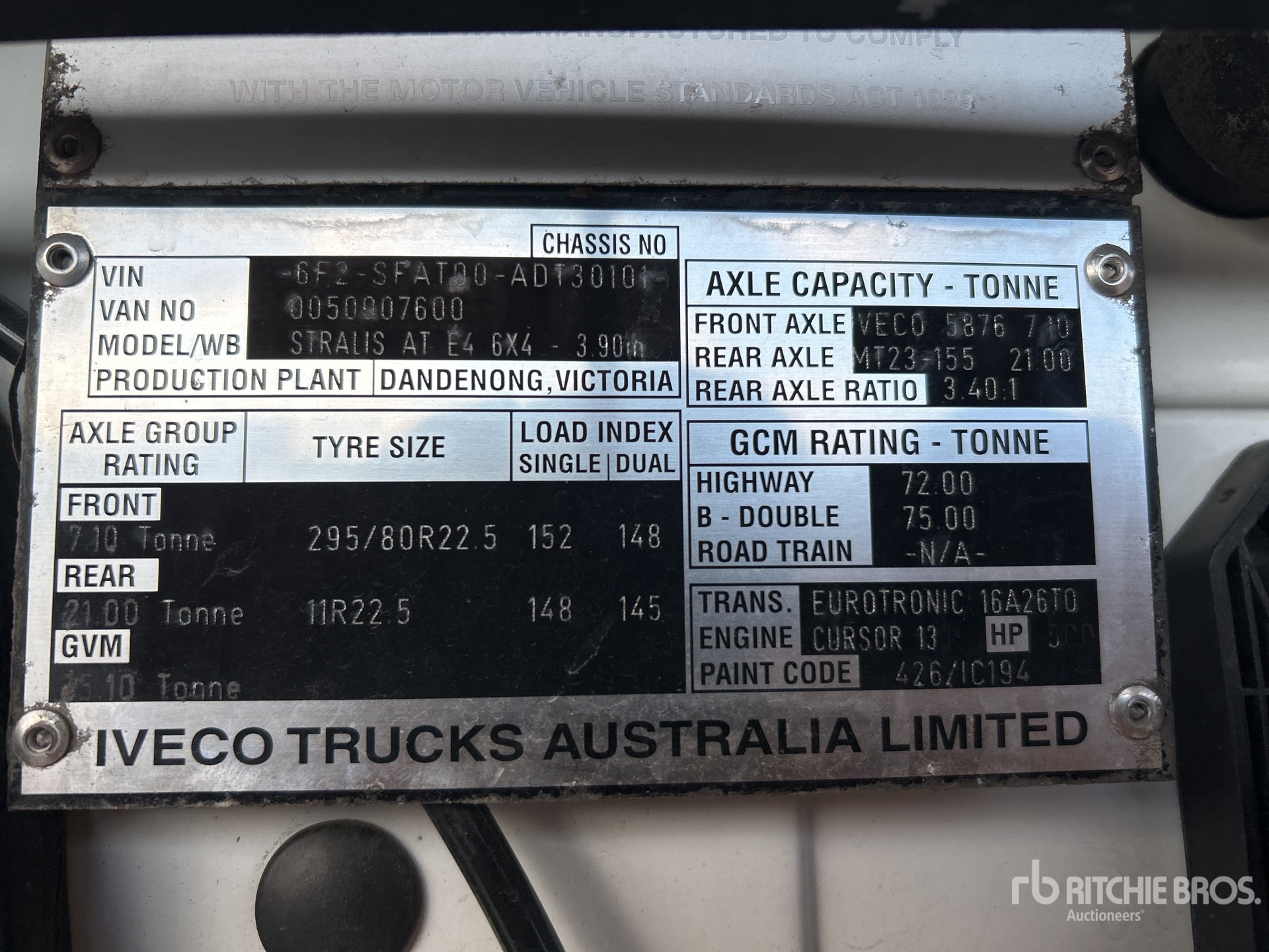 2010 Iveco STRALIS 500