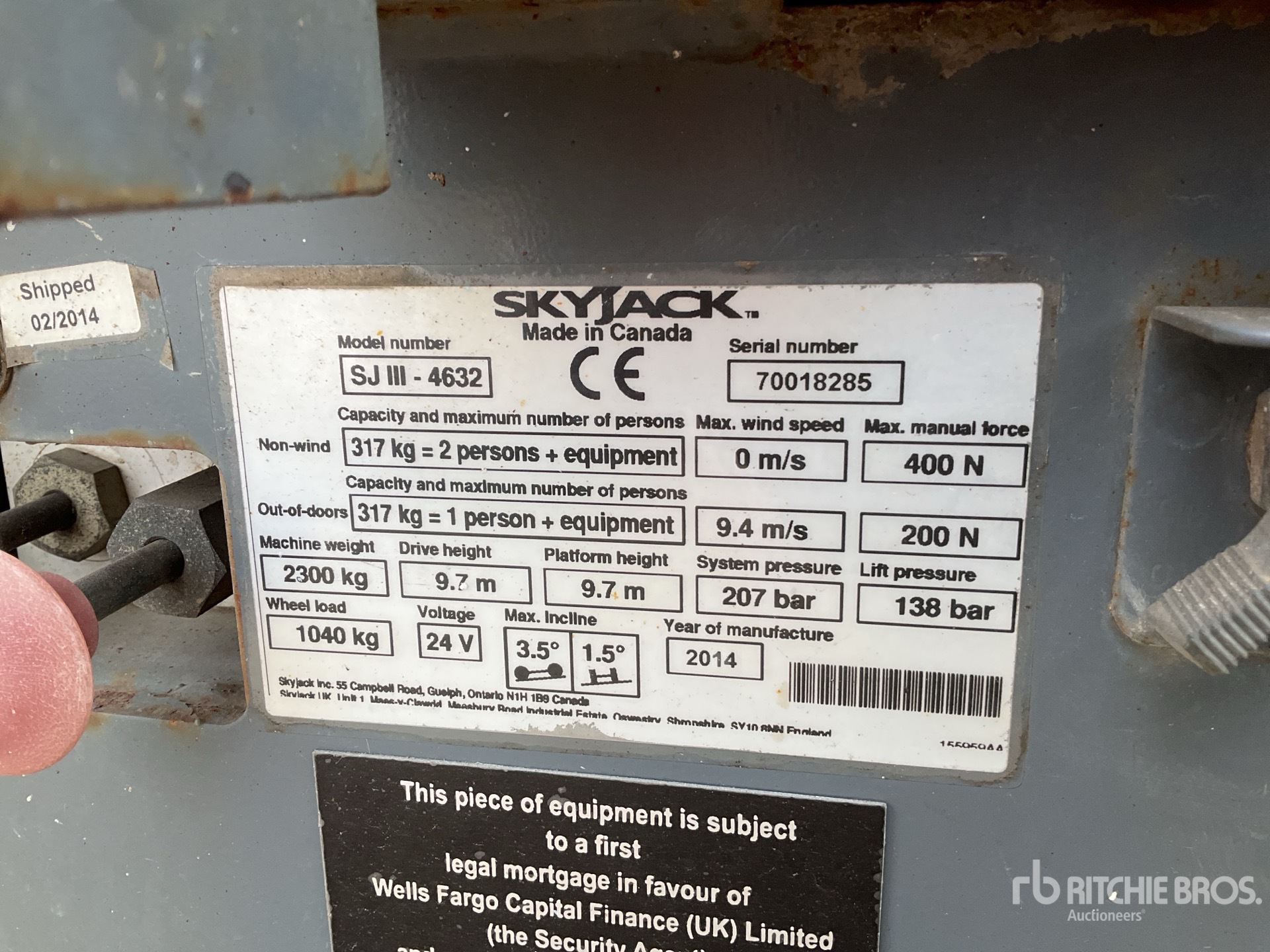 2014 Skyjack SJIII4632