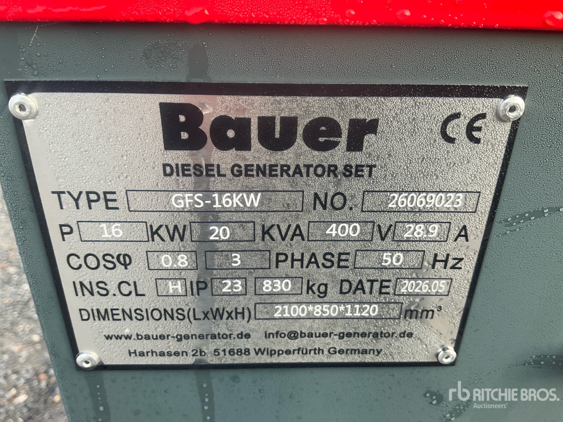 2026 Bauer GFS-16 ATS