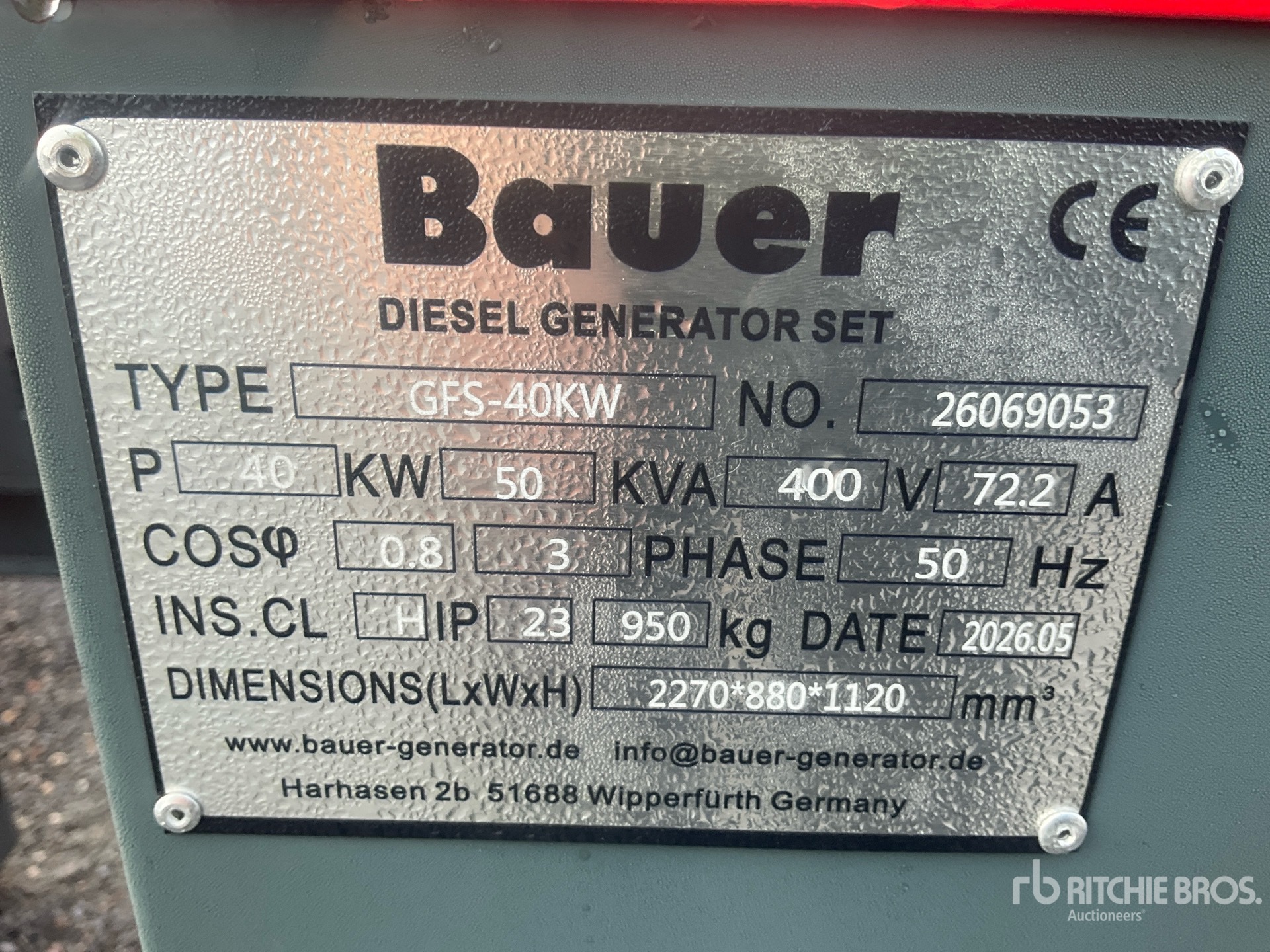 2026 Bauer GFS-40 ATS