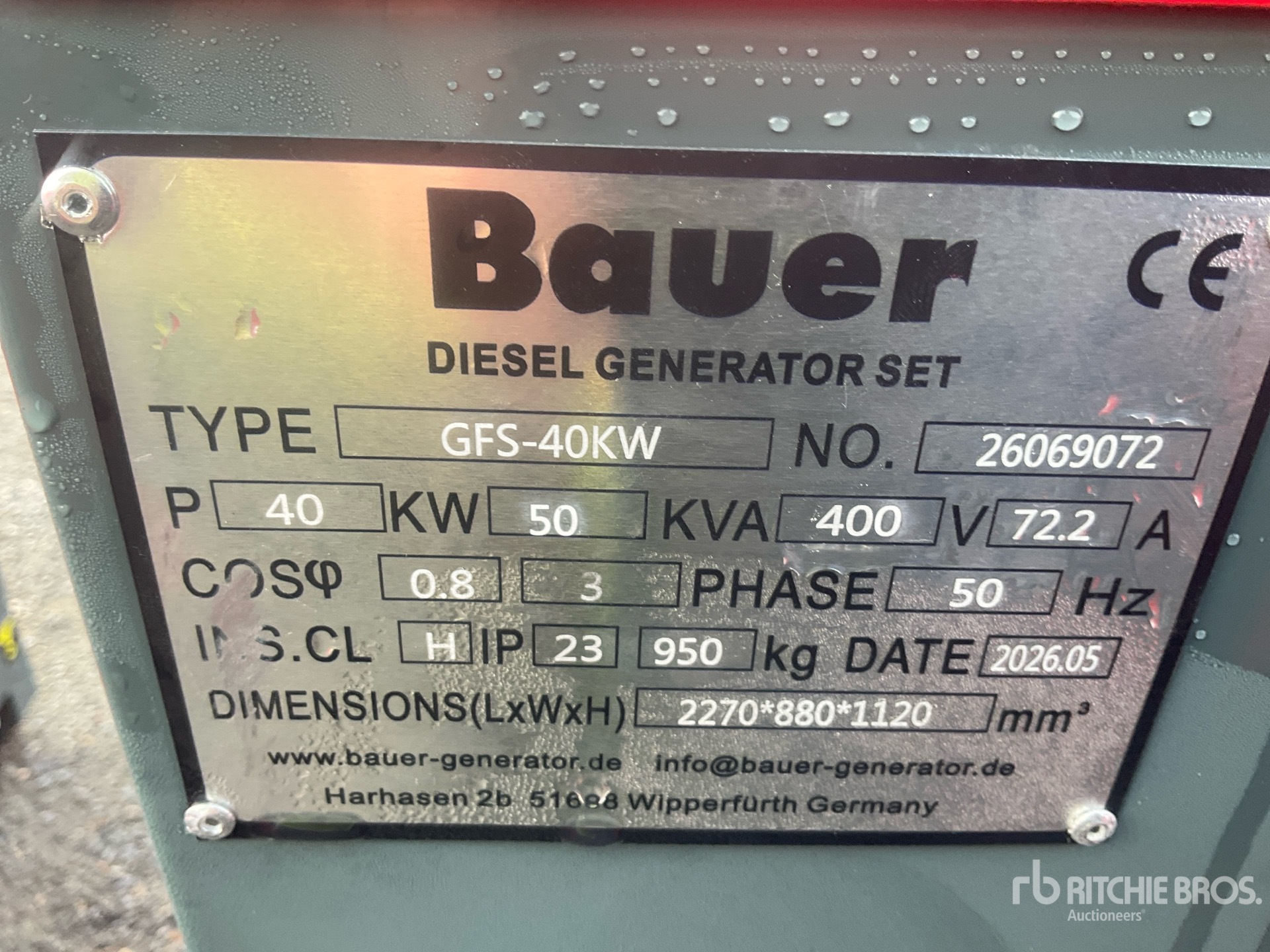 2026 Bauer GFS-40 ATS