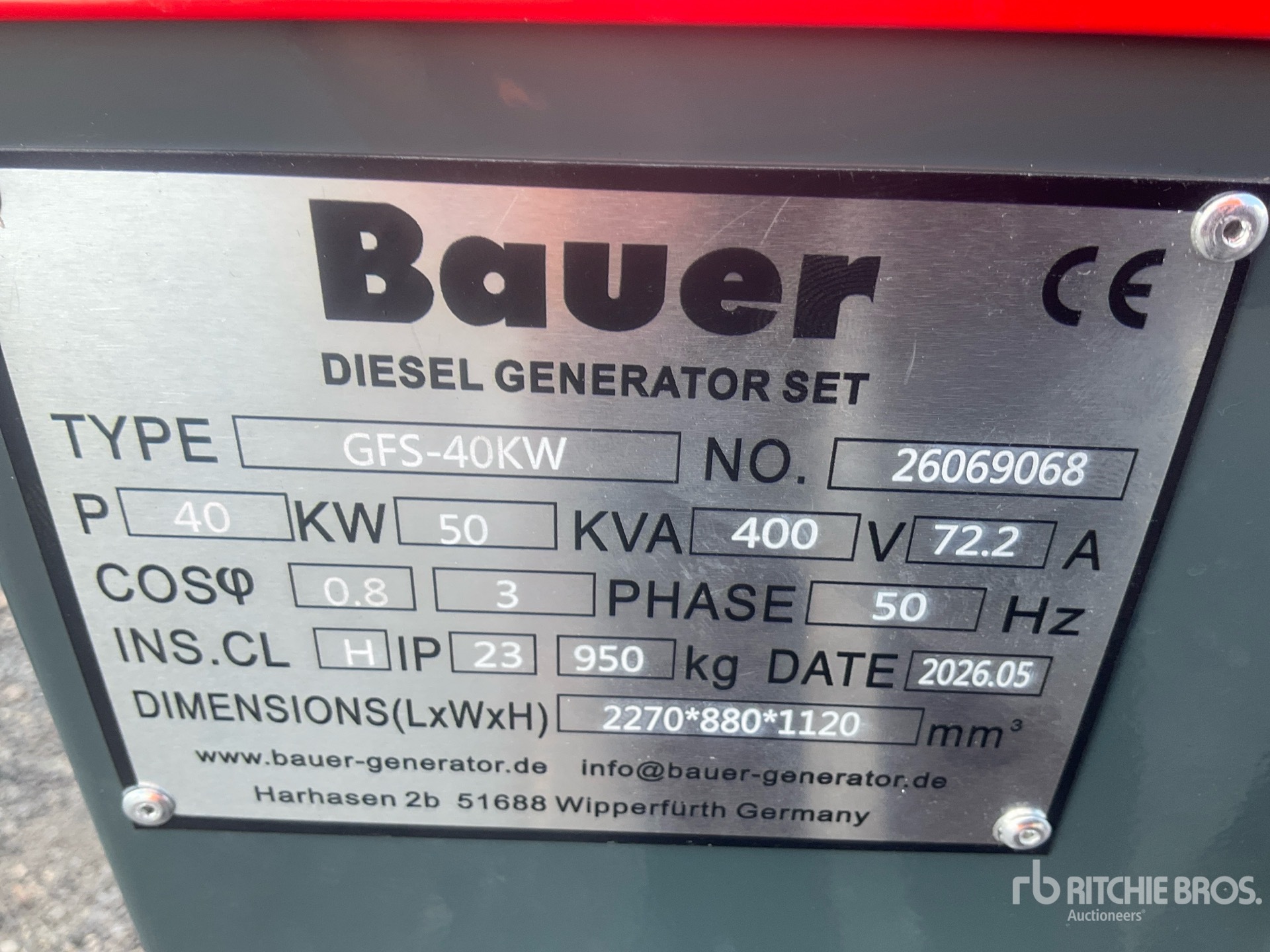 2026 Bauer GFS-40 ATS