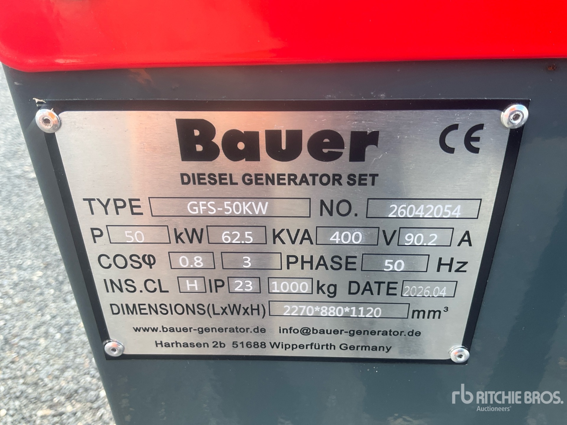 2026 Bauer GFS 50 ATS