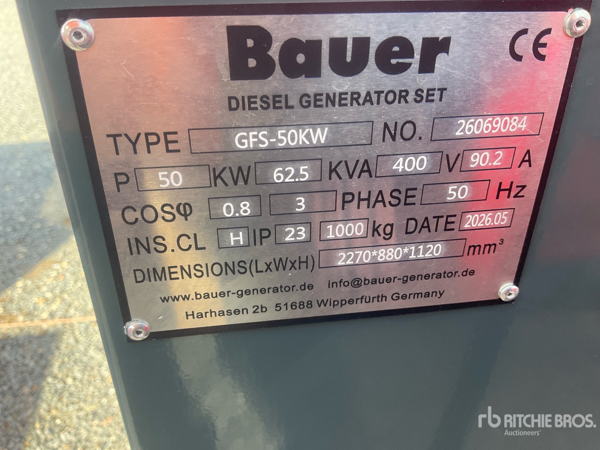 2026 Bauer GFS 50 ATS