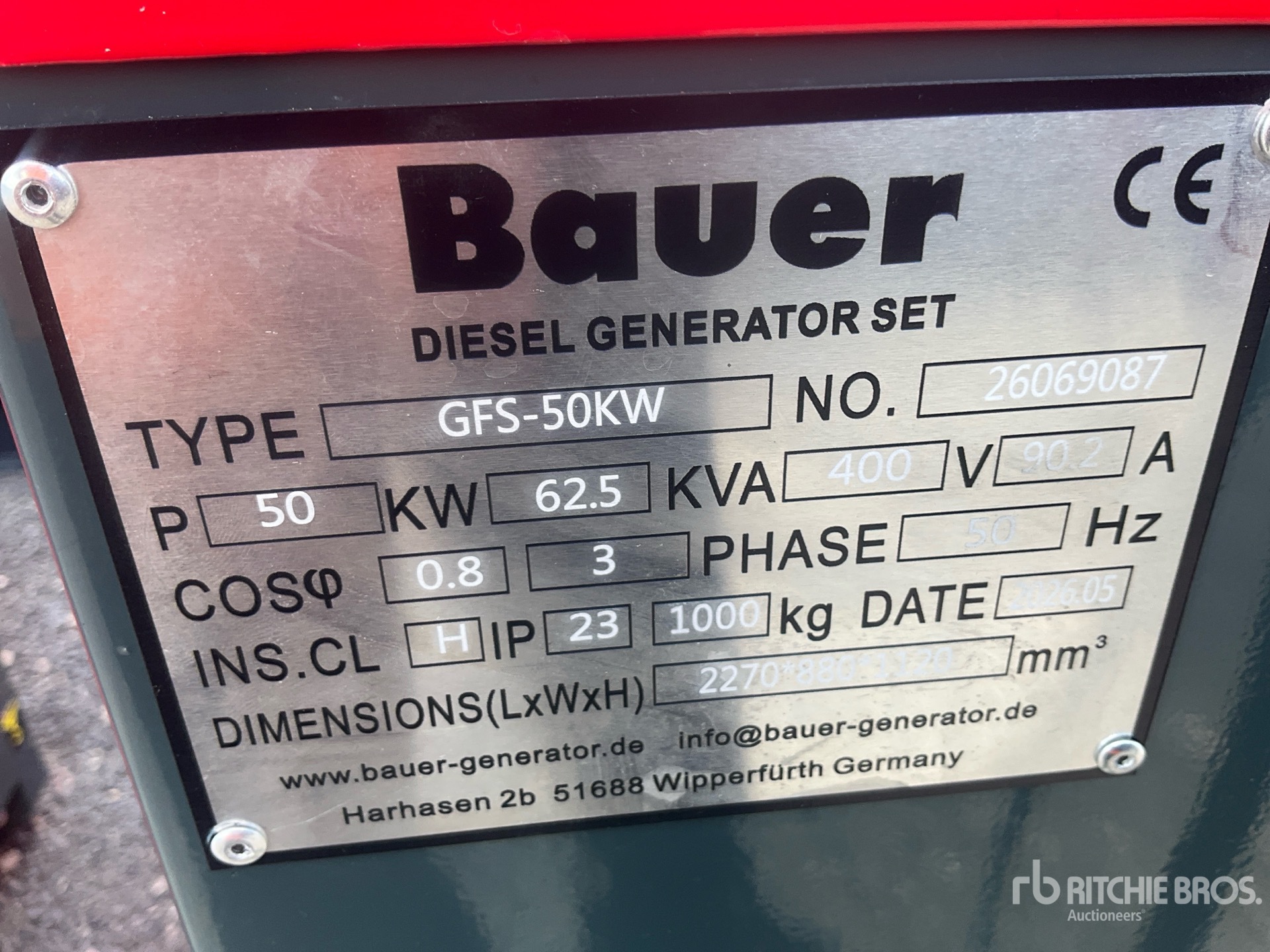 2026 Bauer GFS 50 ATS