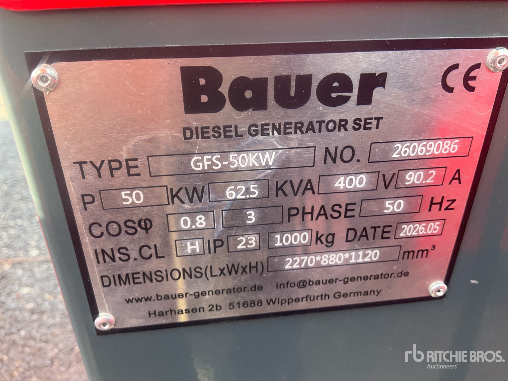 2026 Bauer GFS 50 ATS