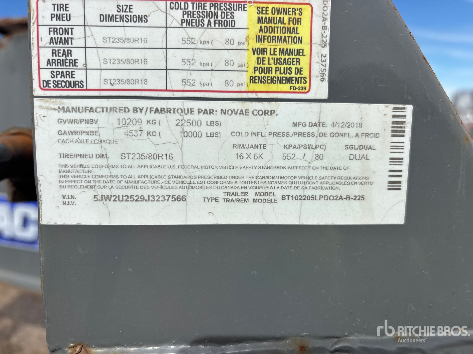 2018 Sure-Trac 25 FT T/A