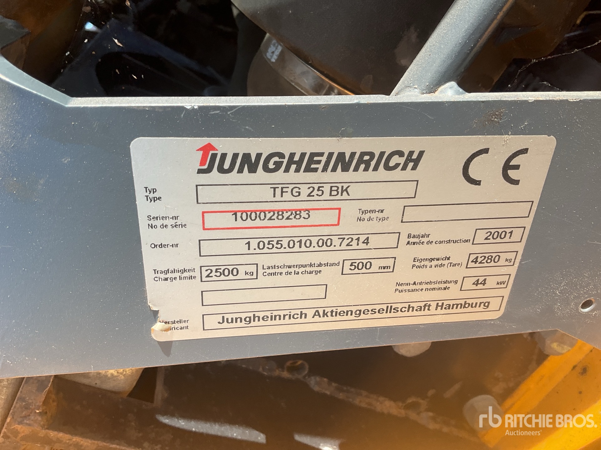 2001 Jungheinrich TFG25BK