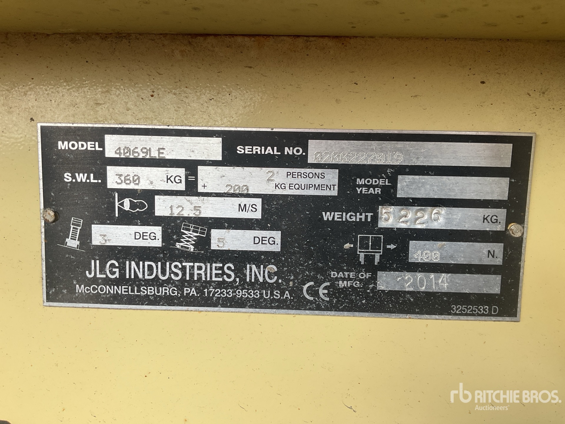 2014 JLG 4069LE