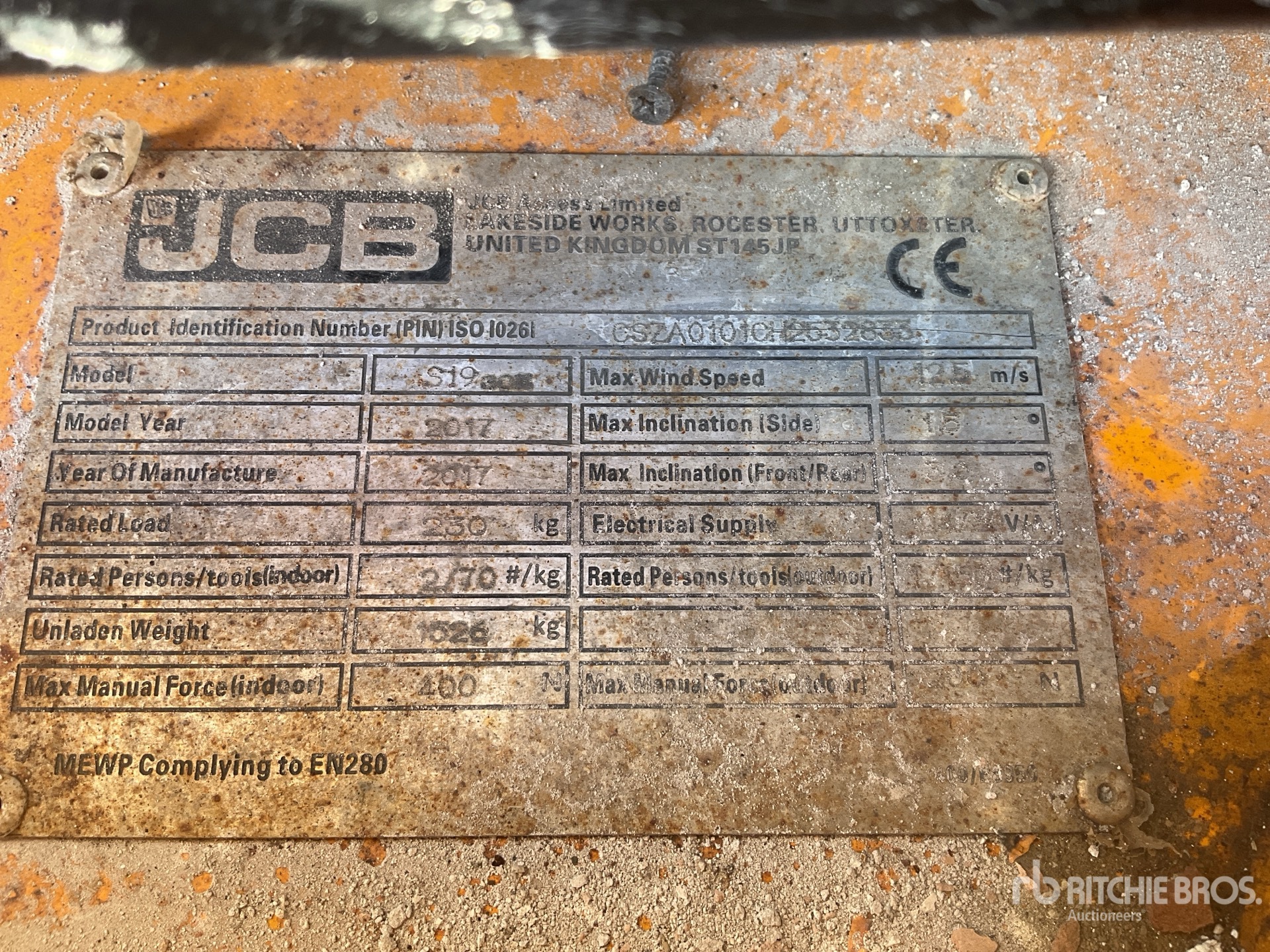 2017 JCB S1930E