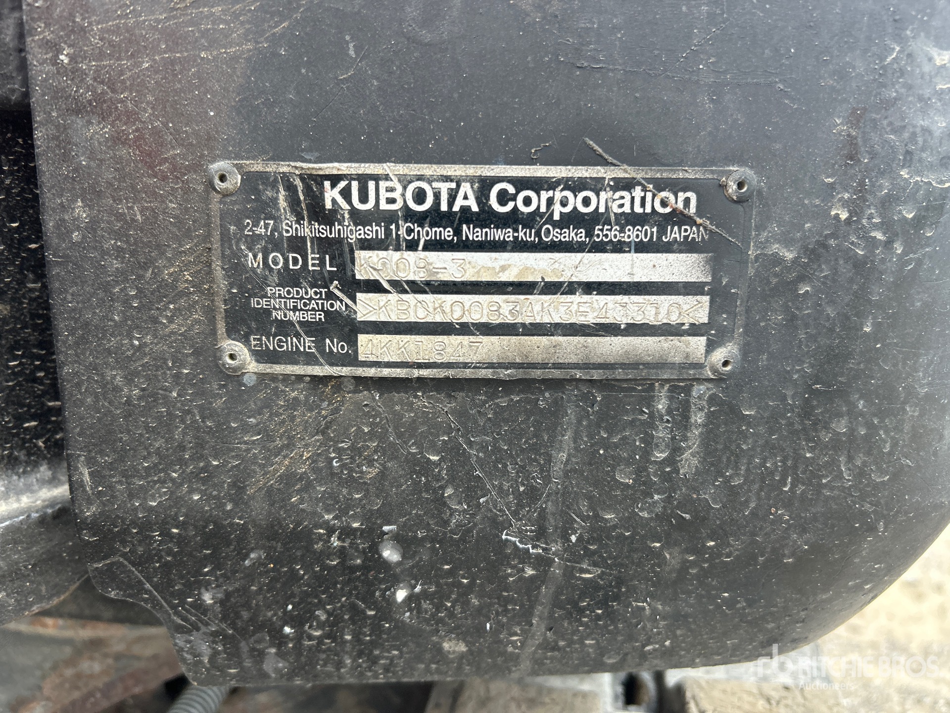 2019 Kubota K008-3