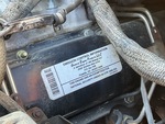 Engine with Emission Certification Label