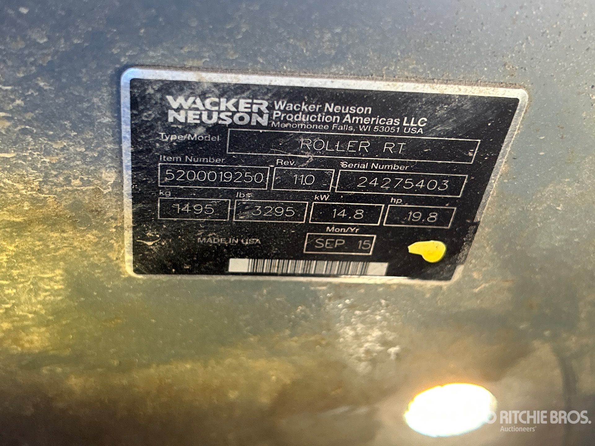2015 Wacker Neuson RT