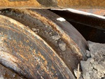 Undercarriage with Left Front Idler