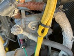 Engine with A/C Compressor