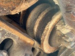 Undercarriage with Left Track Rollers