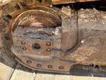 Undercarriage with Left Track Tensioner