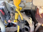 Engine with A/C Compressor