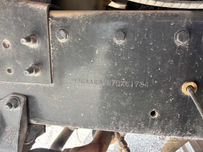 General Appearance with Frame Stamp Serial Number/VIN Photo