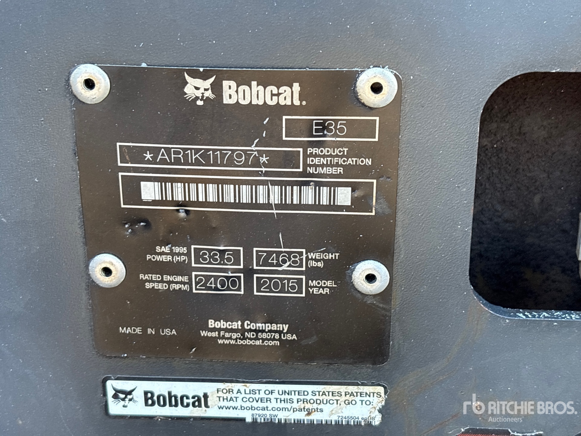 2015 Bobcat E35