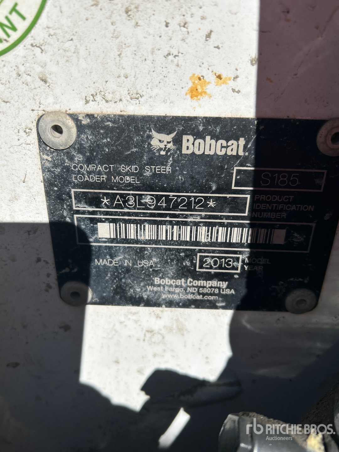 2013 Bobcat S185