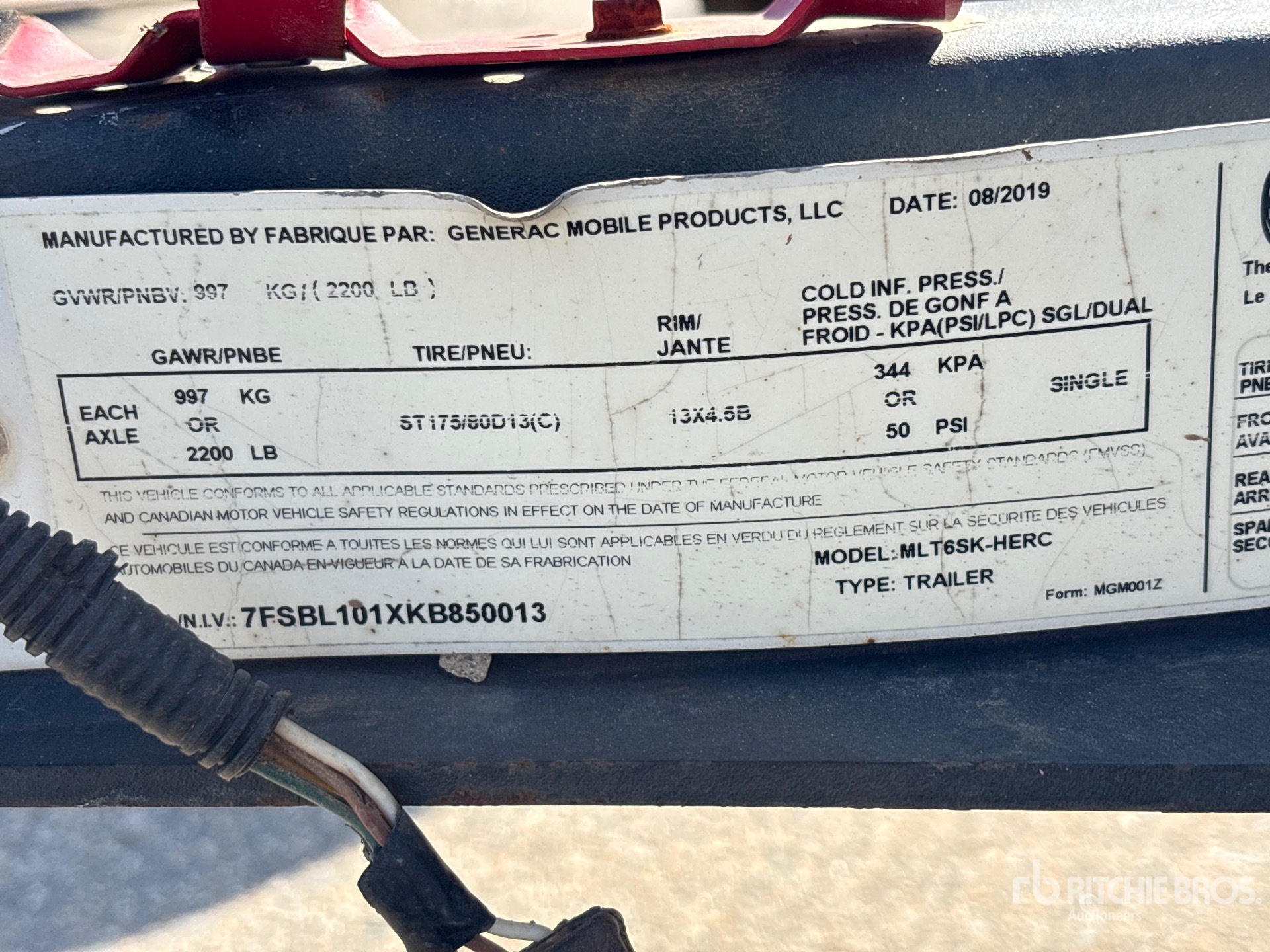 2019 Generac MLT6SM