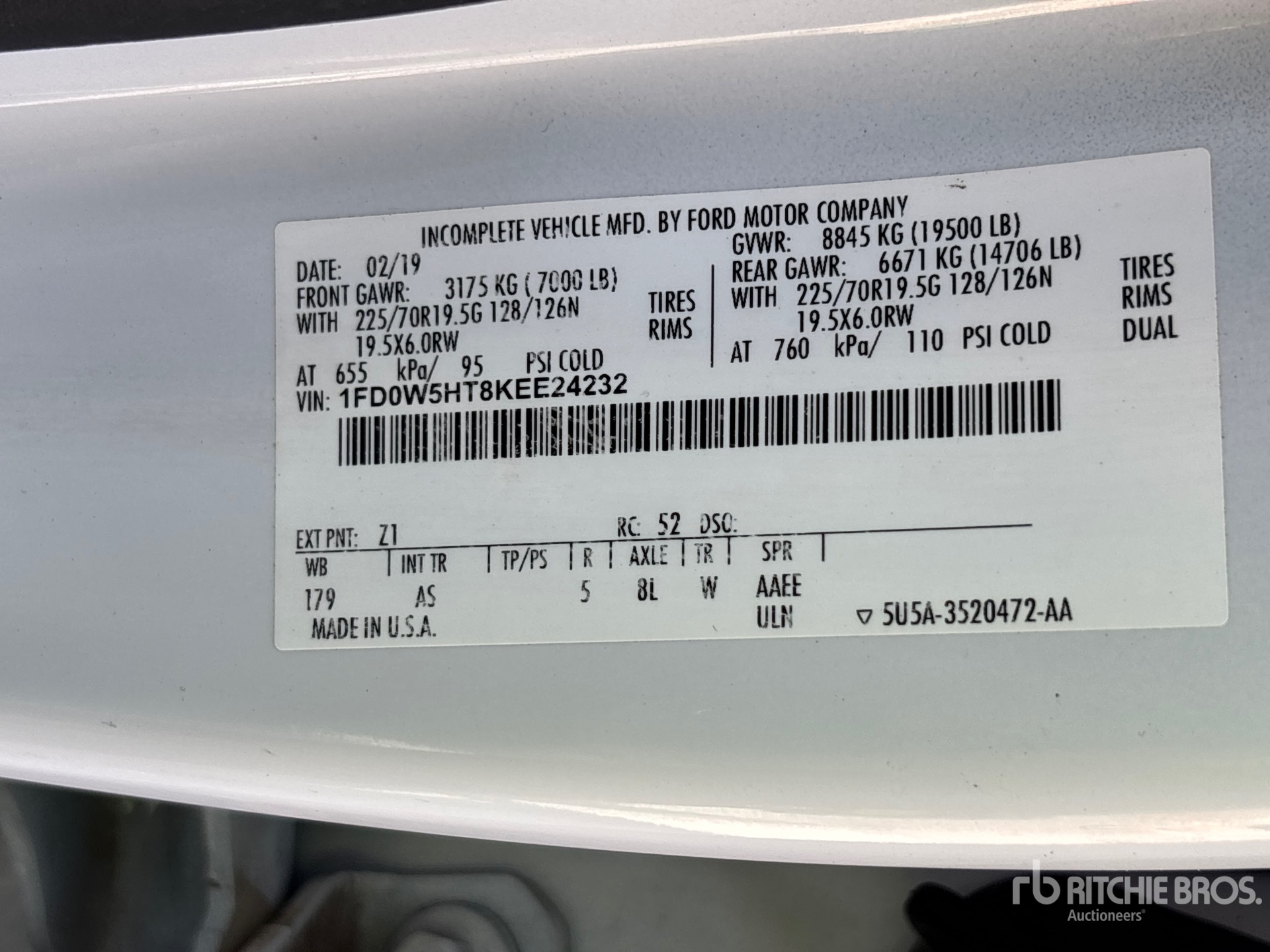 2019 Ford F-550