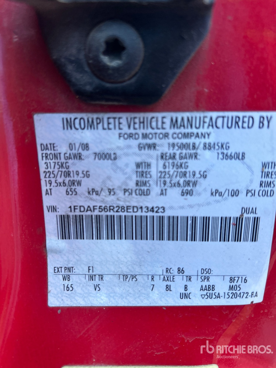 2008 Ford F-550