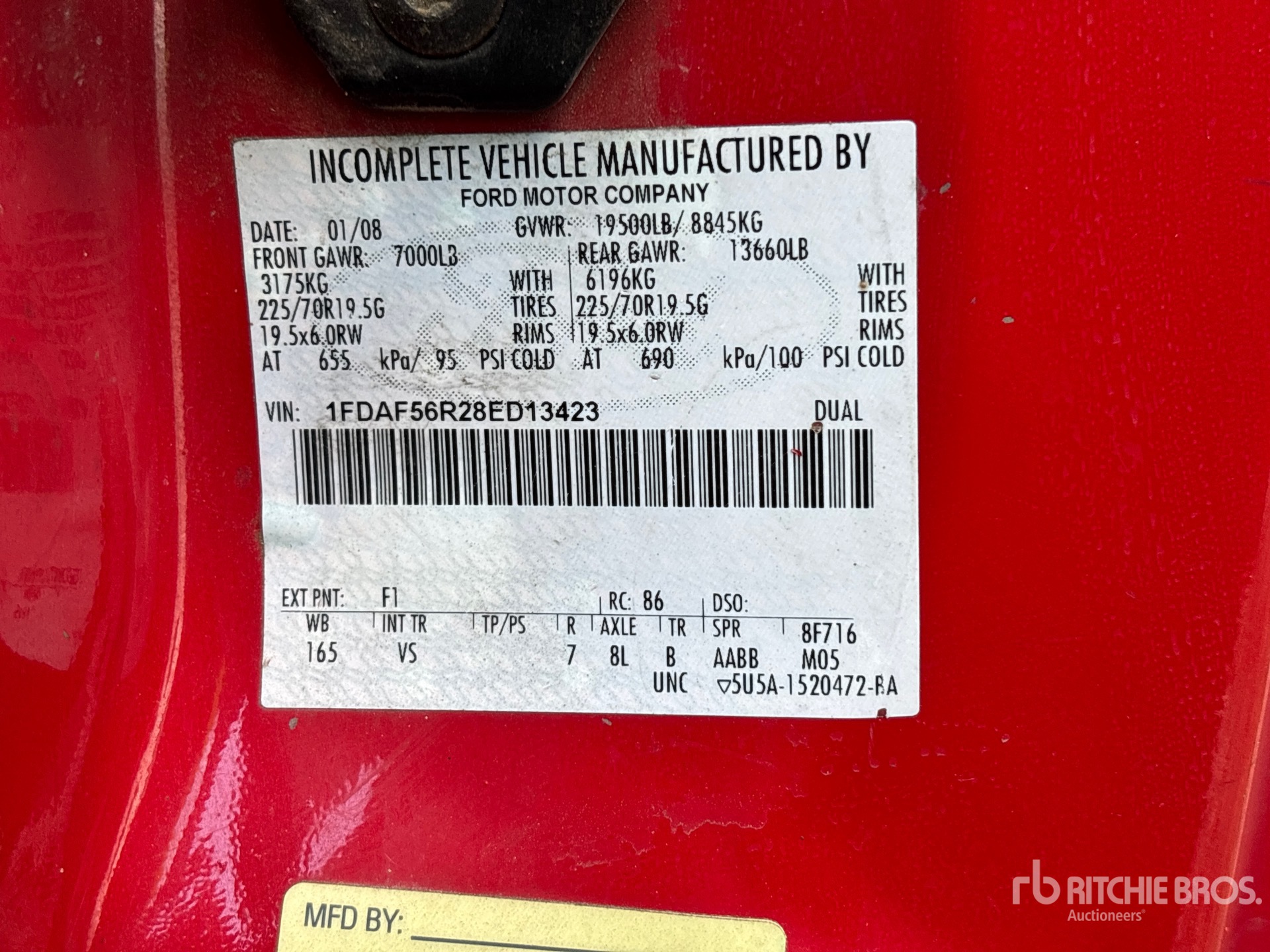 2008 Ford F-550