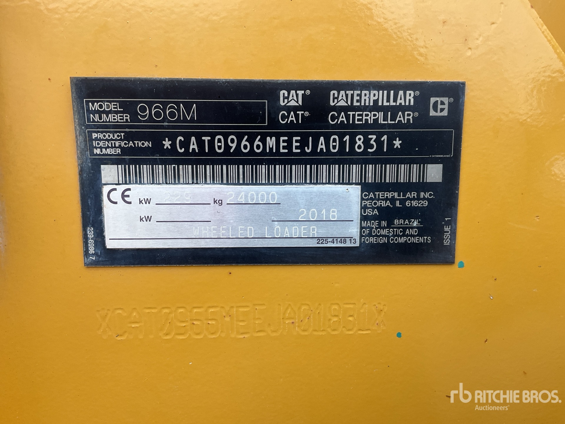 2018 Caterpillar 966M