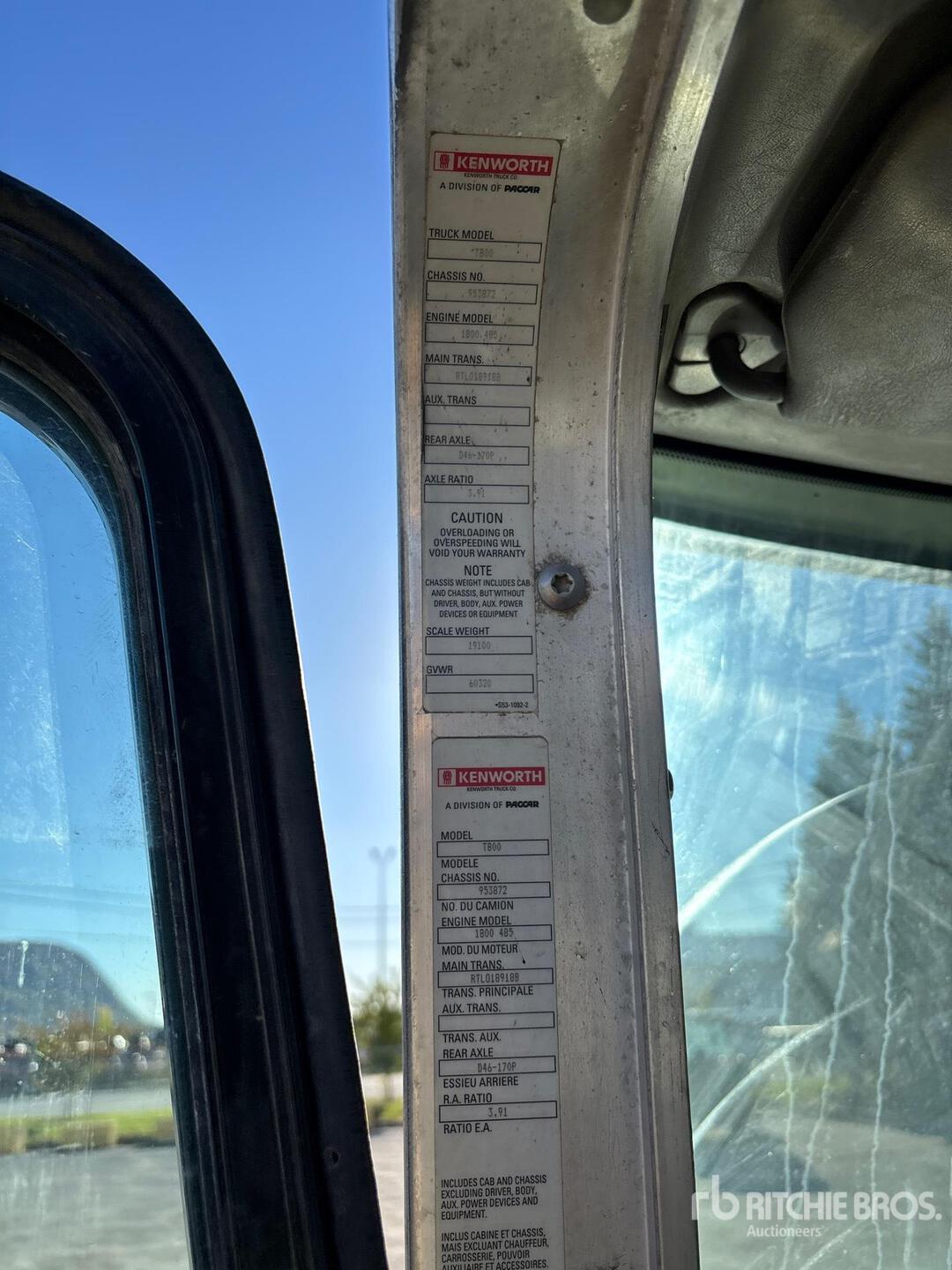 2012 Kenworth T800
